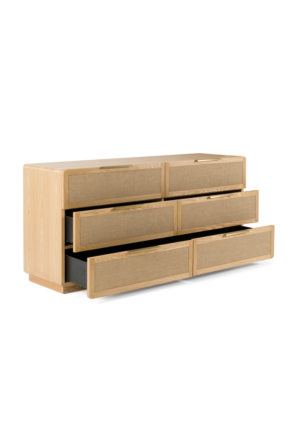 6-Drawer Rattan Dresser | OROA Modern Gavin | Oroa.com