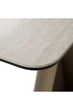 Travertine Bronze Console Table | OROA Modern Kiefer | Oroa.com