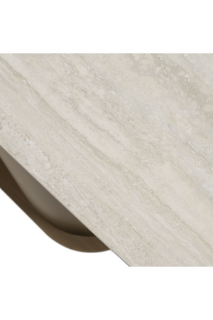 Travertine Bronze Console Table | OROA Modern Kiefer | Oroa.com