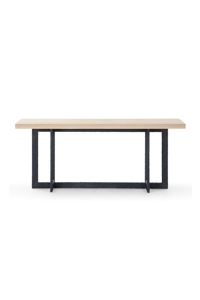 Natural Oak Veneer Console Table | OROA Modern K8963 | Oroa.com