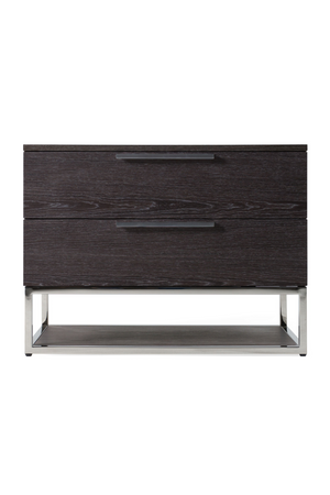 2-Drawer Wooden Nightstand | OROA Modern Helenora | Oroa.com