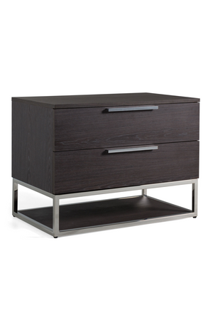 2-Drawer Wooden Nightstand | OROA Modern Helenora | Oroa.com
