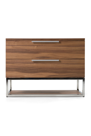 2-Drawer Wooden Nightstand | OROA Modern Helenora | Oroa.com