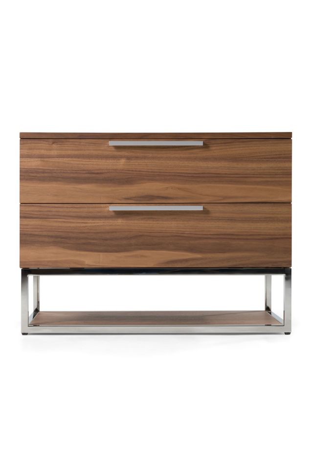 2-Drawer Wooden Nightstand | OROA Modern Helenora | Oroa.com