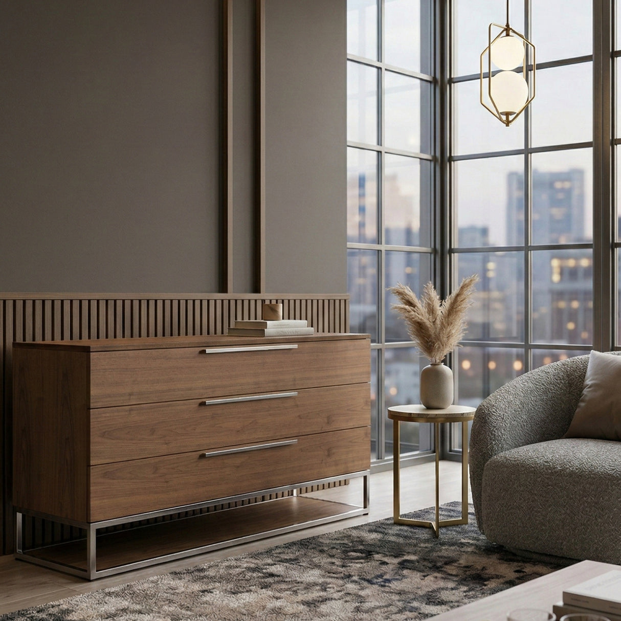   Wooden 3-Drawer Dresser | Oroa.com