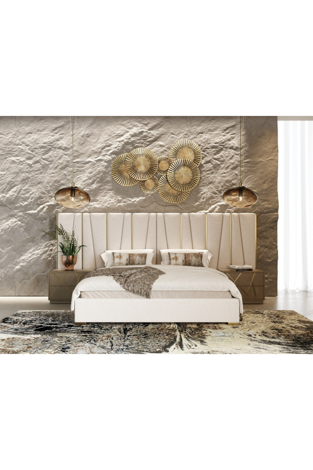 Birch Veneer 2-Drawer Nightstand | OROA Modern Nixa |  Oroa.com