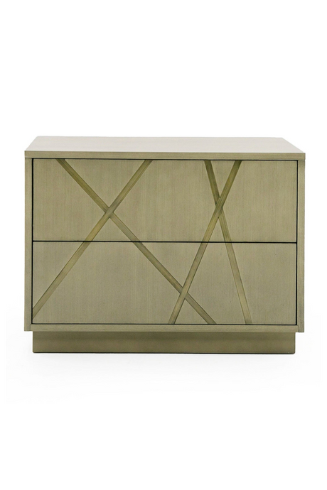 Birch Veneer 2-Drawer Nightstand | OROA Modern Nixa |  Oroa.com