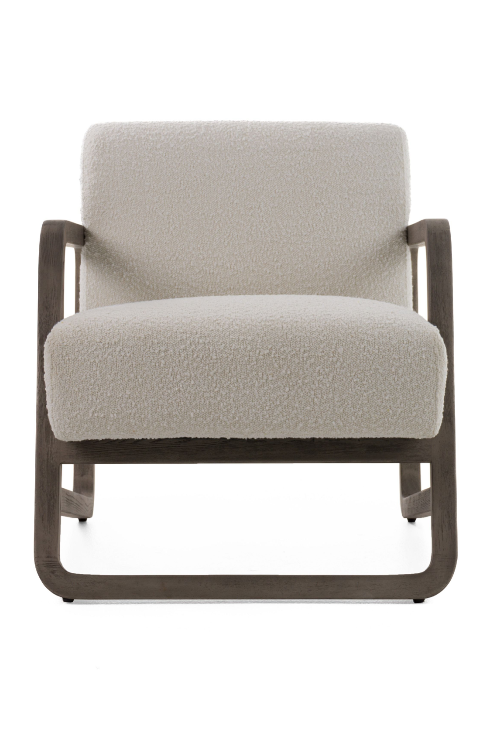 Gray Wood Framed Accent Chair | OROA Modern Wilber | Oroa.com