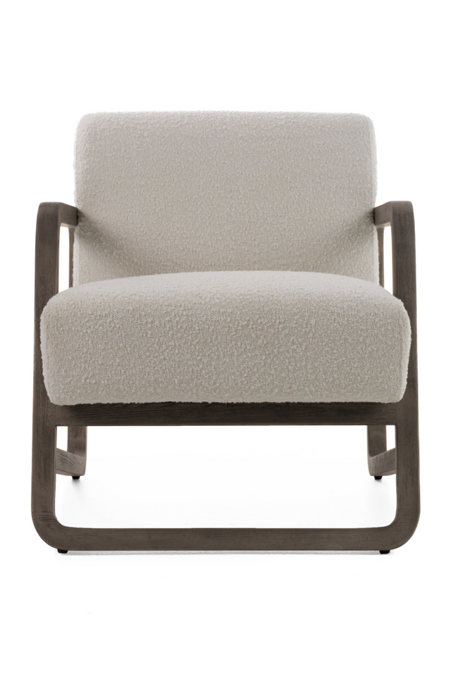Gray Wood Framed Accent Chair | OROA Modern Wilber | Oroa.com