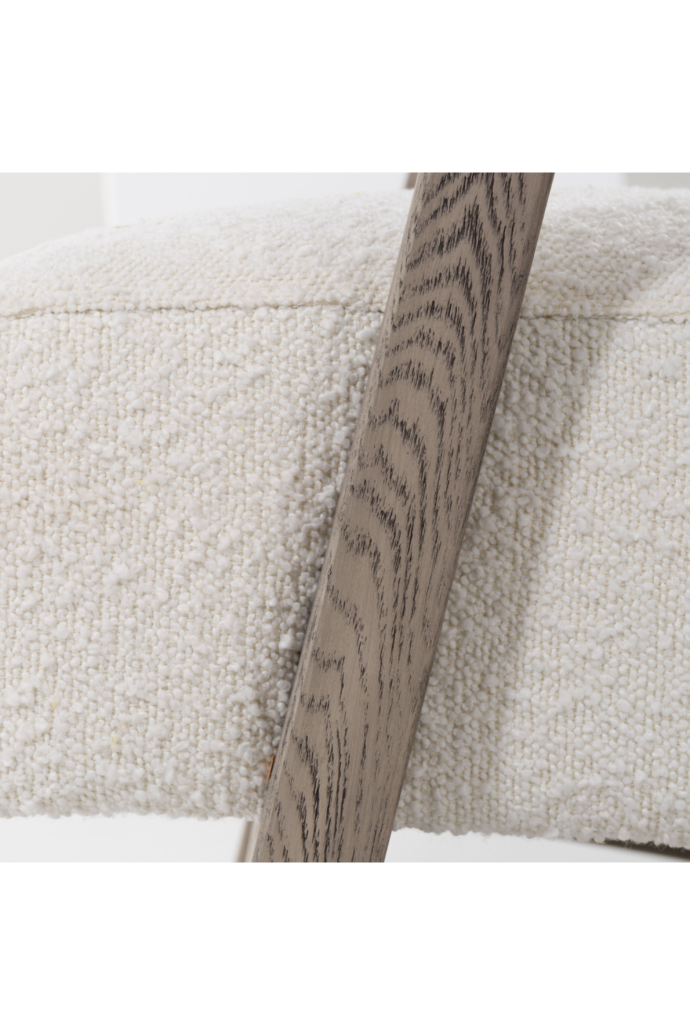 Gray Wood Framed Accent Chair | OROA Modern Wilber | Oroa.com