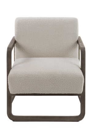 Gray Wood Framed Accent Chair | OROA Modern Wilber | Oroa.com