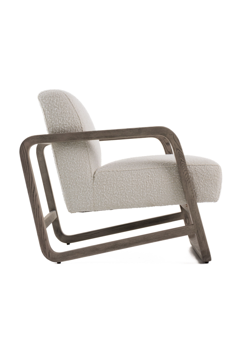Gray Wood Framed Accent Chair | OROA Modern Wilber | Oroa.com