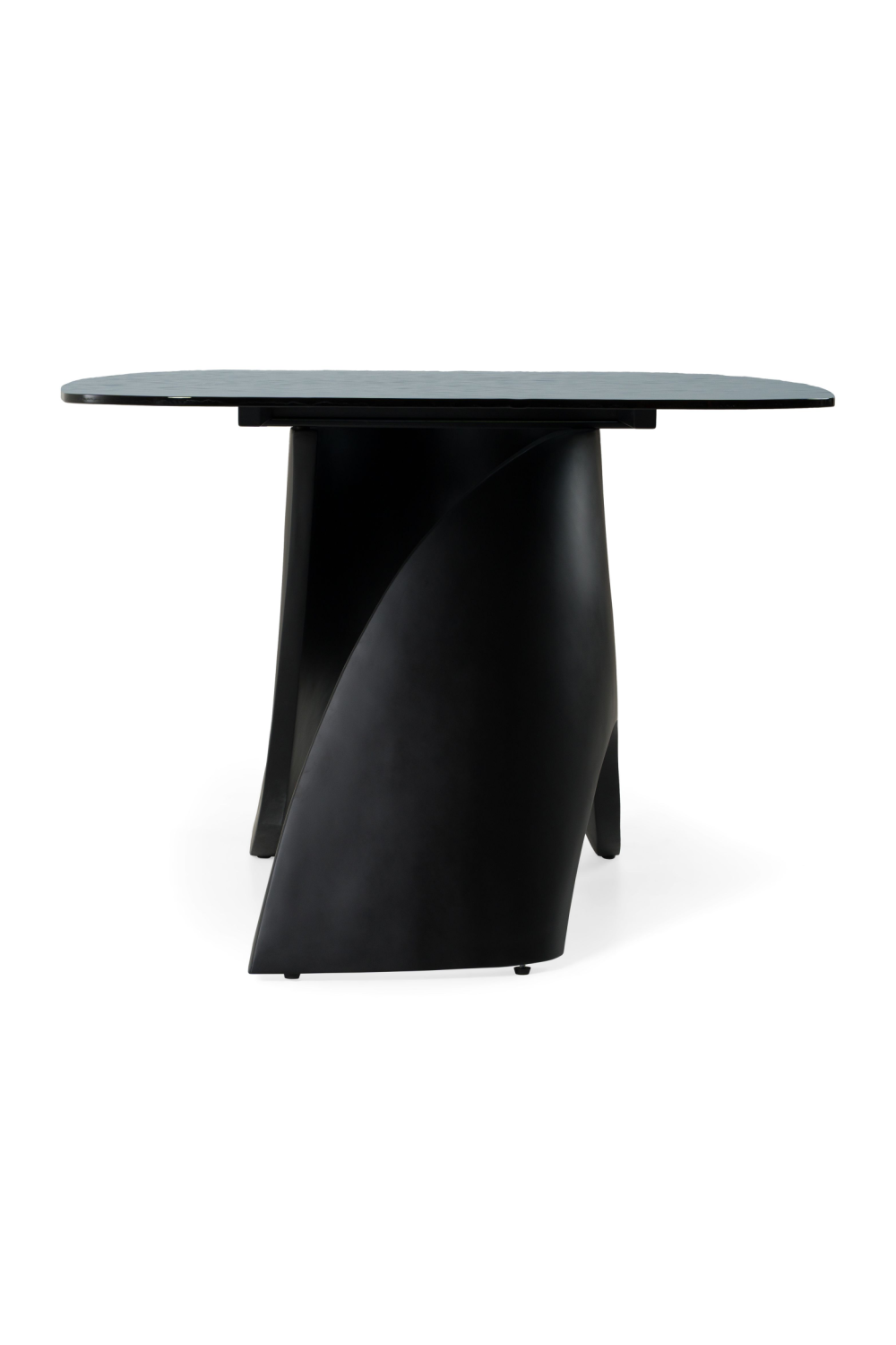 Gray Wave Glass Dining Table | OROA Modern Neptune | Oroa.com