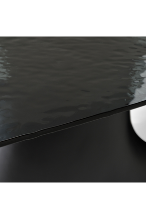 Gray Wave Glass Dining Table | OROA Modern Neptune | Oroa.com