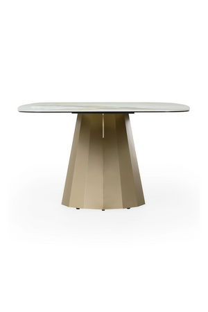   Angled Base Ceramic Dining Table | Oroa.com