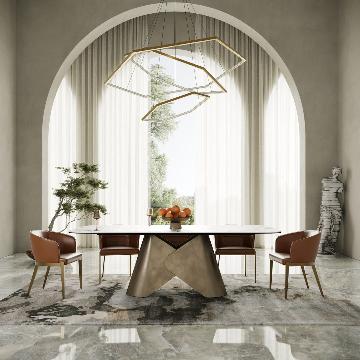   Ceramic Top Dining Table | Oroa.com