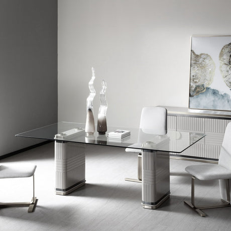   Tempered Glass Dining Table | Oroa.com