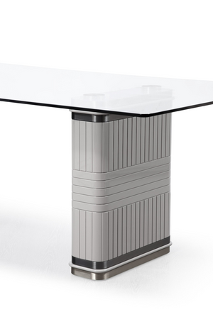 Tempered Glass Dining Table | OROA Modern T2397 | Oroa.com