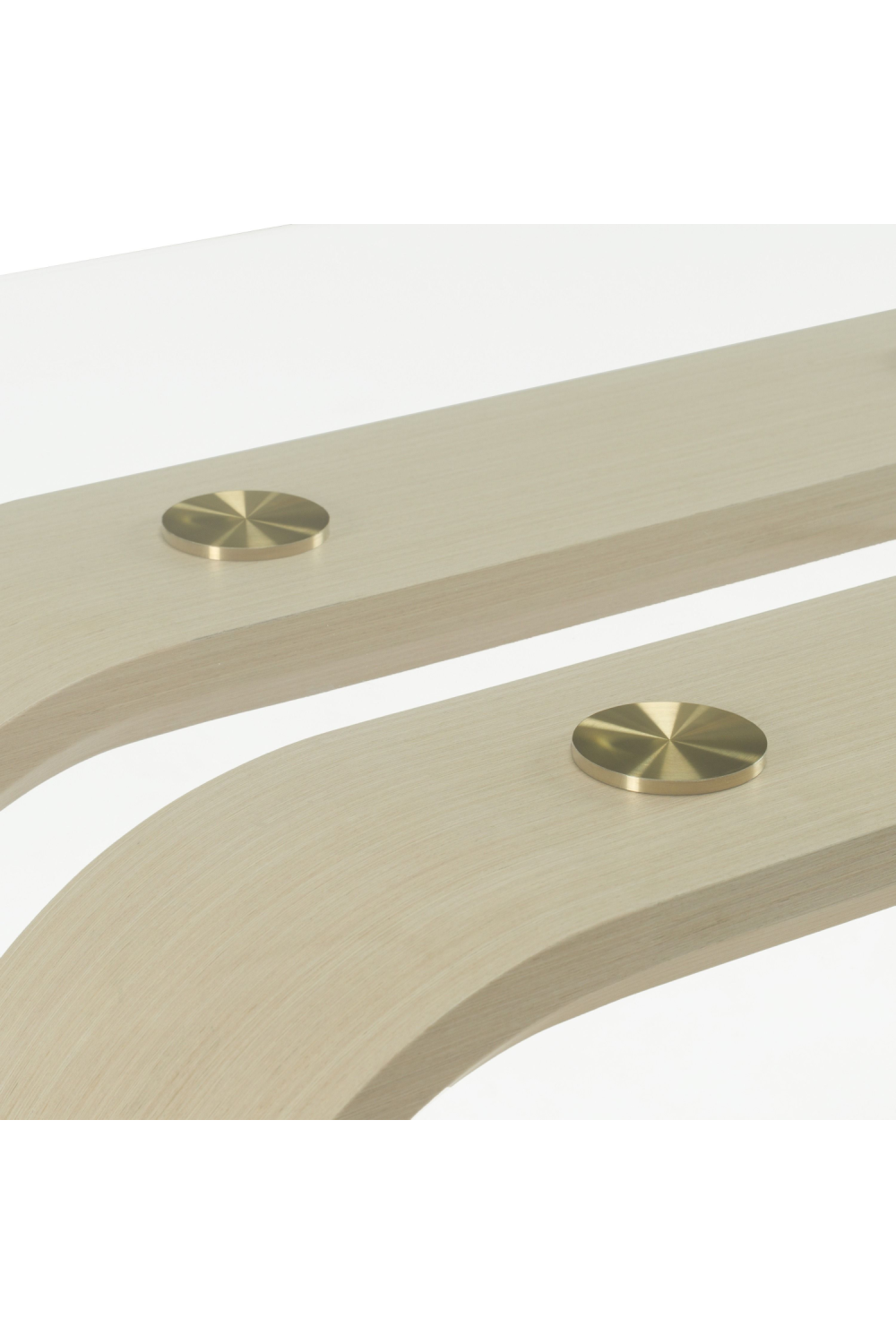 Oak Base Glass Dining Table | OROA Modern Florence | Oroa.com