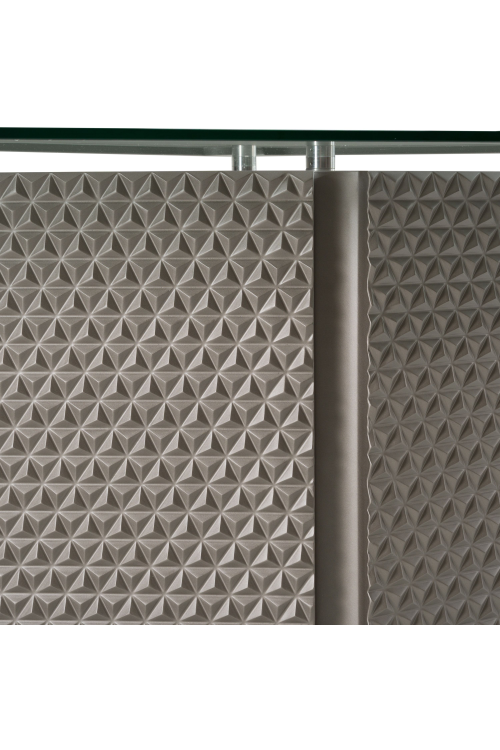 Patterned Silver Dining Table | OROA Modern Raphael | Oroa.com