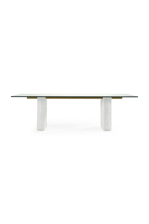 White Fiberglass Dining Table | OROA Modern Ashley | Oroa.com