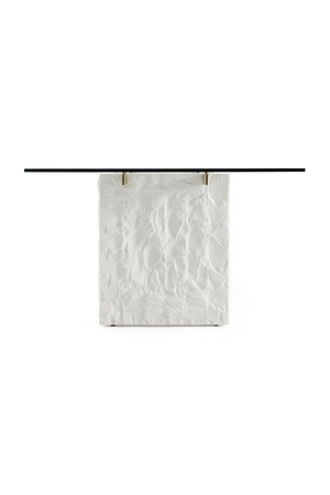White Fiberglass Dining Table | OROA Modern Ashley | Oroa.com