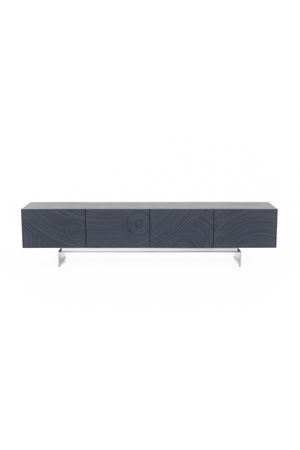 Black Ash 4-Door TV Stand | OROA Modern Cirque | Oroa.com