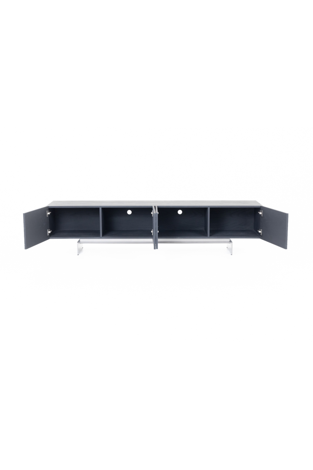 Black Ash 4-Door TV Stand | OROA Modern Cirque | Oroa.com
