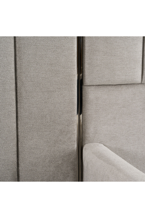 Gray Panel Headboard Queen Bed | OROA Modern Buckley | Oroa.com