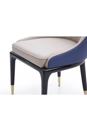 Beige and Blue Dining Chair | OROA Modern Marco | Oroatrade.com