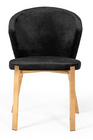 Velvet Shell Dining Chairs (2) | OROA Modern Nadia | Oroa.com