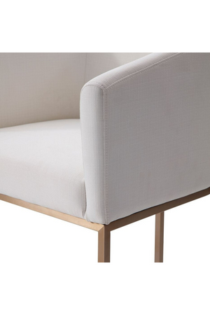 White Fabric Bar Chair | OROA Modern Yukon | Oroa.com