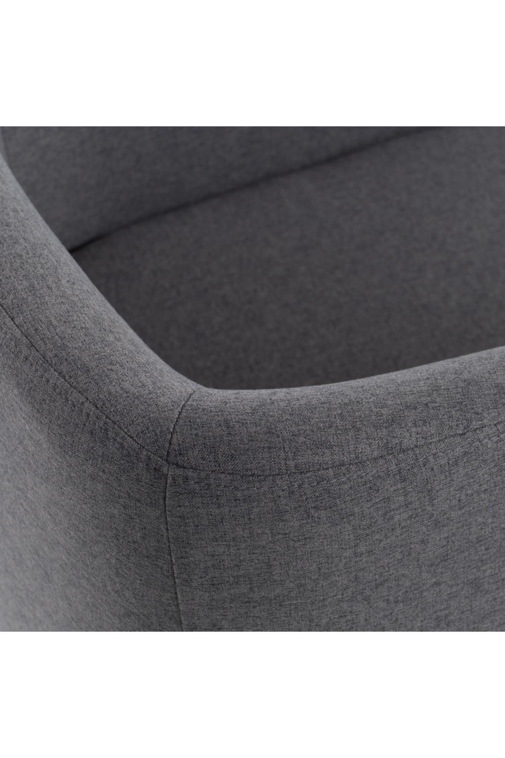 U-Shaped Brass Base Dining Chair | OROA Modern Yukon | Oroa.com