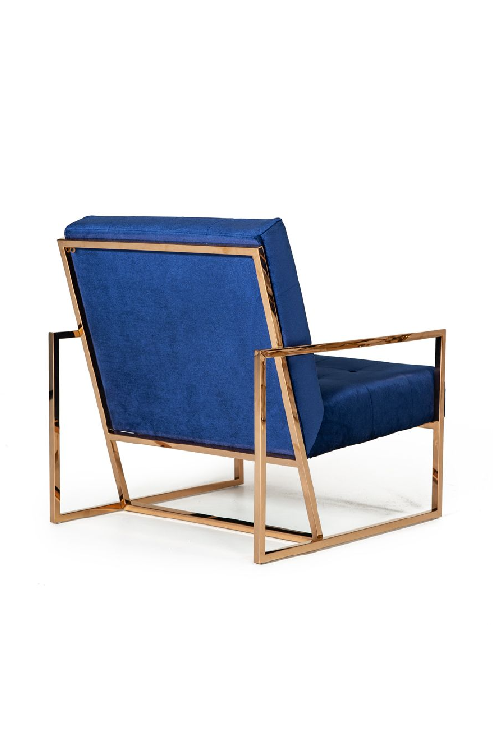 Blue Tufted Accent Chair | OROA Modern Samara | Oroa.com