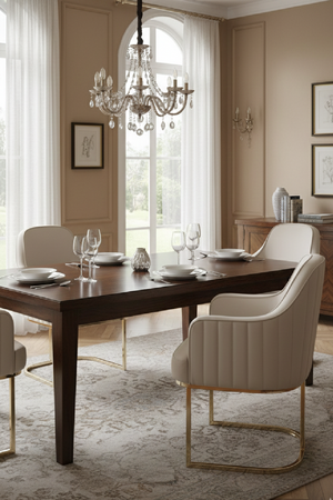 Gray Sloped-Back Dining Chair | OROA Modern Tyler | Oroa.com