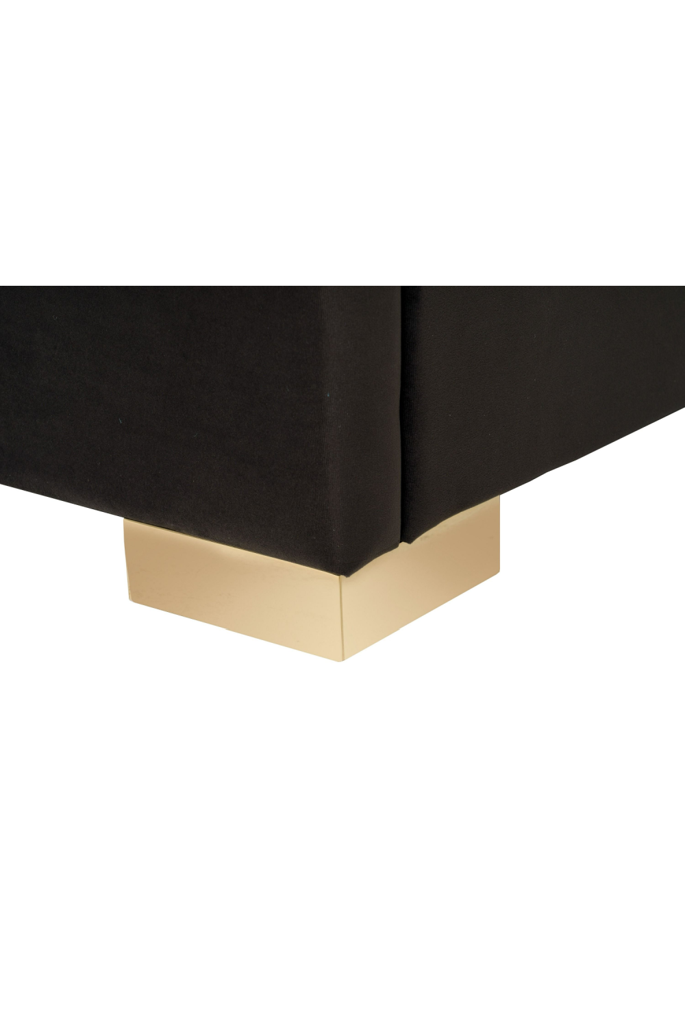 Dark Brown Velvet Bed | OROA Modern Daystar | Oroa.com