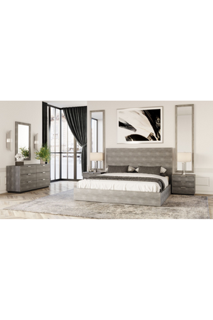 Dark Shagreen Bed | OROA Modern Dynasty | Oroa.com