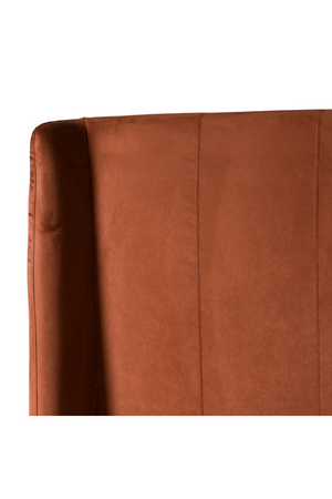 Orange Upholstered Bed | OROA Modern Roma | Oroa.com