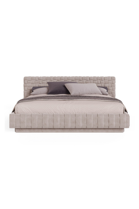 Gray Velvet Bed | OROA Modern Concord | Oroa.com