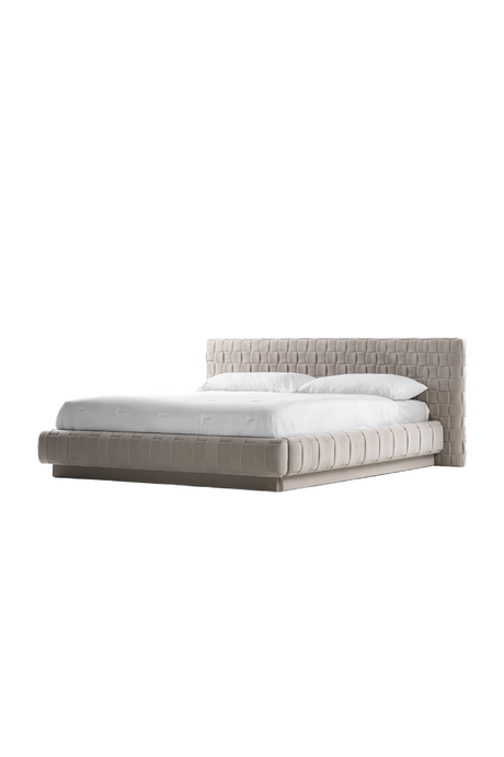Gray Velvet Bed | OROA Modern Concord | Oroa.com