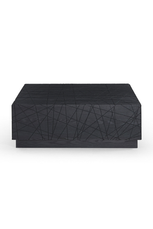Black Square 4-Drawer Coffee Table | OROA Modern Kenda | Oroa.com