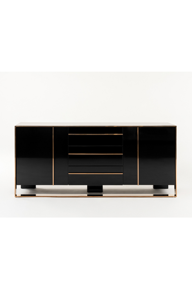 Black Gloss Sideboard | OROA Modern Cartier | Oroa.com