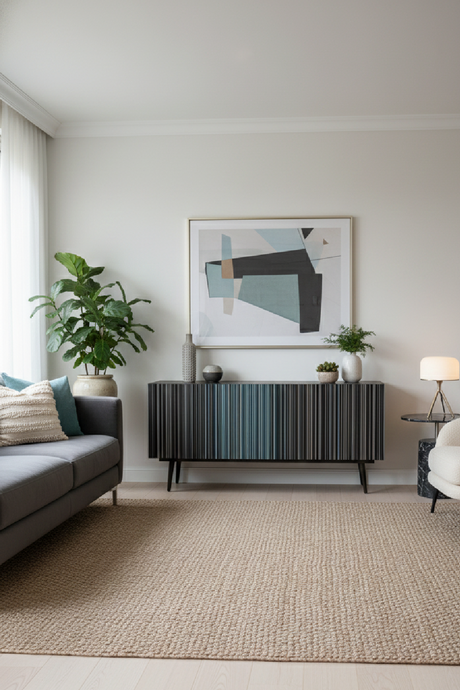 Multi-colored 4-Door Sideboard | OROA Modern Macoy | Oroa.com