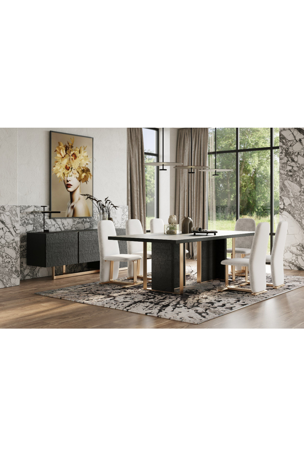 Black Ash Sideboard | OROA Modern Tasha | Oroa.com