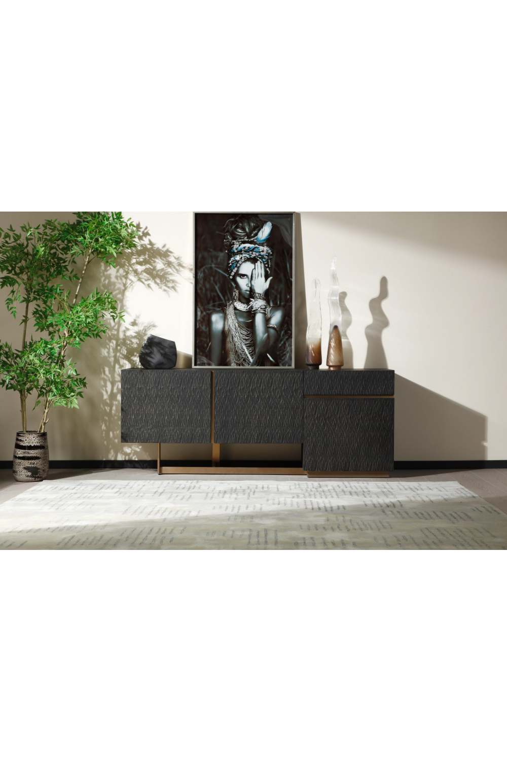 Black Ash Sideboard | OROA Modern Tasha | Oroa.com