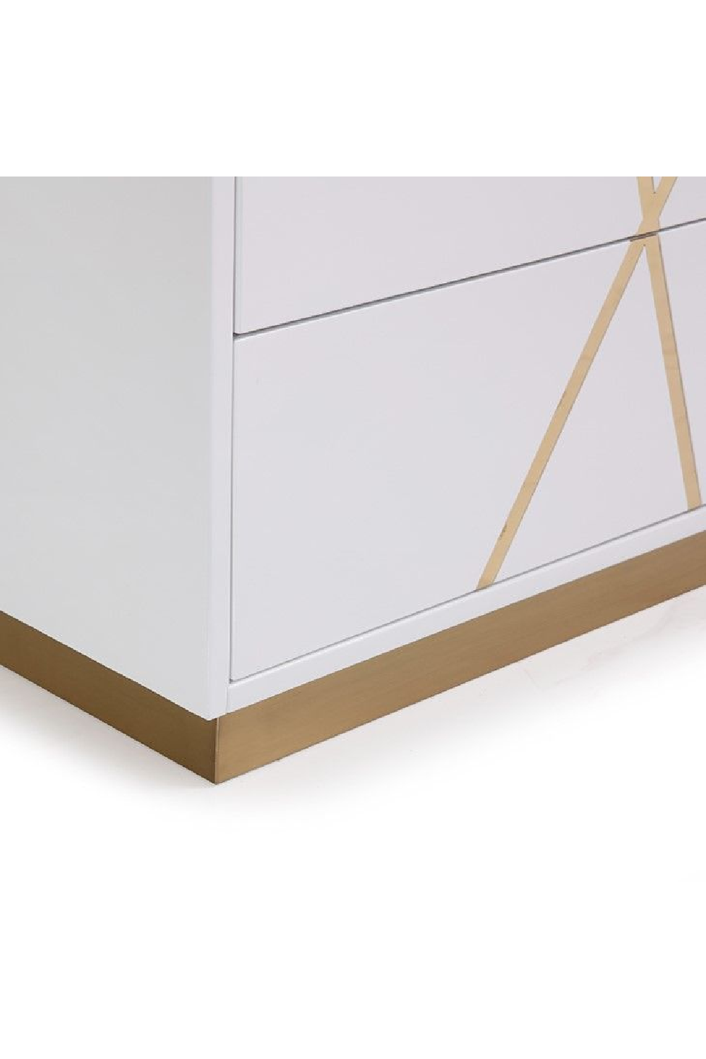 Glossy White 6-Drawer Dresser | OROA Modern Nixa | Oroa.com