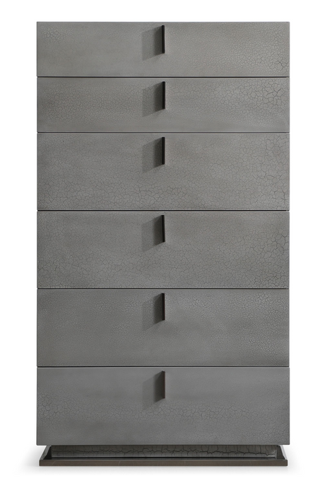 Gray Crackle 6-Drawer Chest | OROA Modern Buckley | Oroa.com