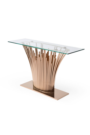 Rosegold Base Console Table | OROA Modern Paxton | Oroa.com