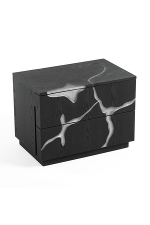 Matte Brown 2-Drawer Nightstand | OROA Modern Aspen | Oroa.com