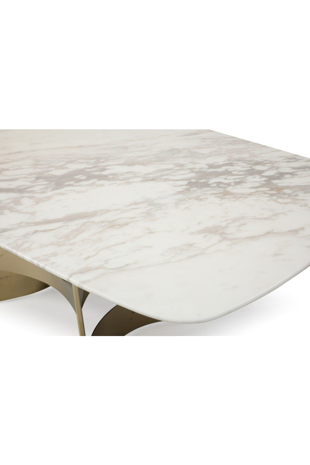 White Marble Gold Dining Table | OROA Modern Marmot | Oroa.com